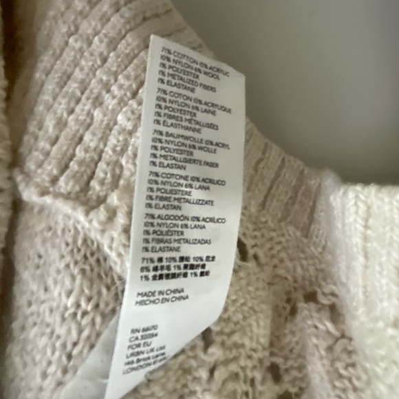 Anthropologie Pilcro Jemma Cable-Knit Cardigan size M/L new with tag - Picture 11 of 11